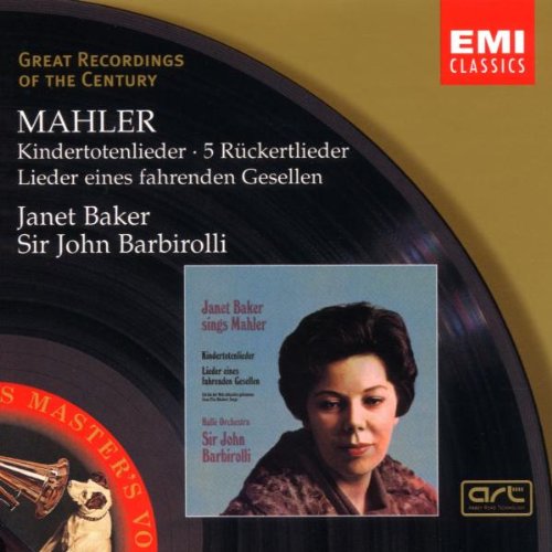 Baker, Barbirolli. Mahler Song-cycles